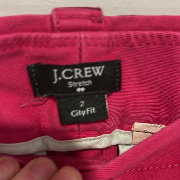 J.Crew cropped magenta pants - Picture 3 of 3